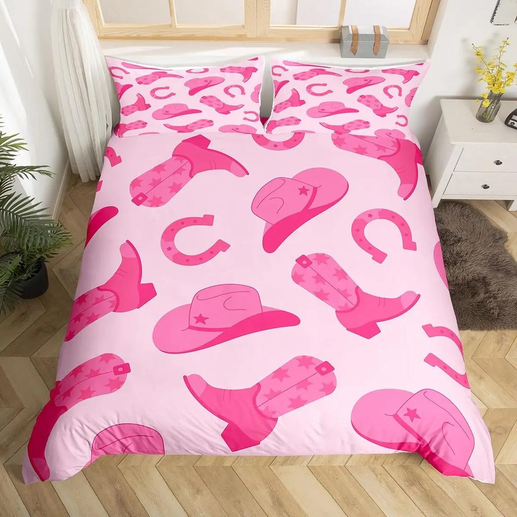 Horseshoe Duvet Covers for Teens Adults Queen Size Quilt Covers Lightweight Down Room Decor 2 Pillowcases 1 Duvet Cover No Quilt