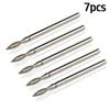 7pcs/Lot Diamond Milling Cutter for Manicure Burrs Pedicure Nail Drill Bits Accessories Nozzles for Manicure Cutters Nail Files