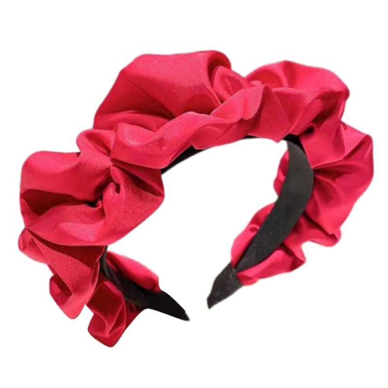 Роскошные атласные повязки на голову Женская модная заколка для волос Винтажная стильная заколка Женские аксессуары для волос