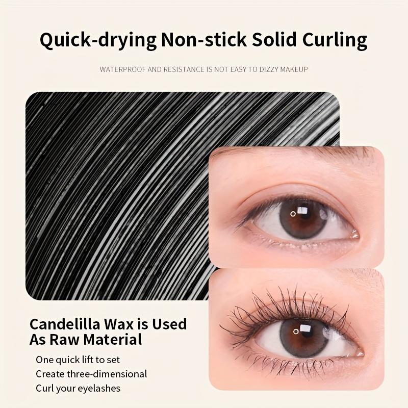 Тушь для ресниц Водостойкая, устойчивая к поту, долговечная, не снимается с макияжа, не размазывается, тушь для глаз, длинные вьющиеся ресницы, макияж для глаз