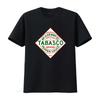 Соус из перца марки TABASCO Сделано в США Футболка Размеры S M L XL XXL Цвета Черный Красный Белый винтажный Стиранный мужской графический Повседневный
