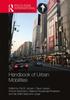 The Handbook of Urban Mobilities Book