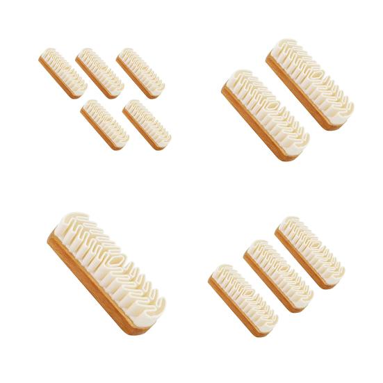 1/2/3/5Pcs Suede Shoe Brush Eraser Set Natural Wood Handle Soft Crepe Cleaning Eraser Shoe Scrubbing Brush Multifunctional Cleaner