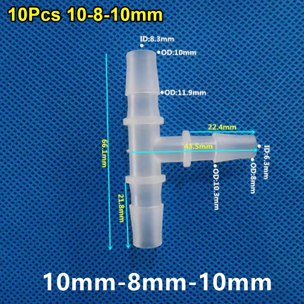 10 шт. 3-2-3 мм до 14-10-14 мм 3-ходовой соединительный шланговый фитинг для аквариумных рыбок