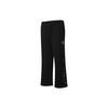 Digital Print Wide-Leg Drawstring Cropped Casual Pants Women Bottoms Black 531289-01