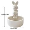 Candle Holder Warming Paws Ceramic Bunny Warming Hands Candle Holder Cute Light Holder Small Tea Light Candle Holders Scented