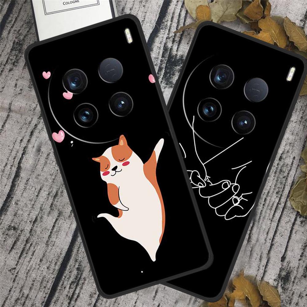 Простой противоударный чехол из ТПУ однотонный для Vivo X100 Ultra 5G
