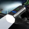 New Bicycle Horn Headlight 4 * T6 Large Capacity Electric Display Multifunctional Power Bank Outdoor Riding Light