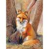 Diamond Painting Full Round  Fox Animal 5d Diamond Embroidery Cross Stitch Diy Kits Home Decor 40x50cm