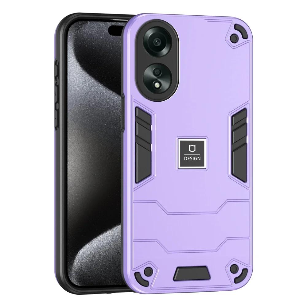 Двухслойный противоударный и защитный корпус для OPPO A79 A78 A98 A97 A96 A93 A76 A77 A58 A57 A74 A54 A38 A16 A18 A1 4G 5G