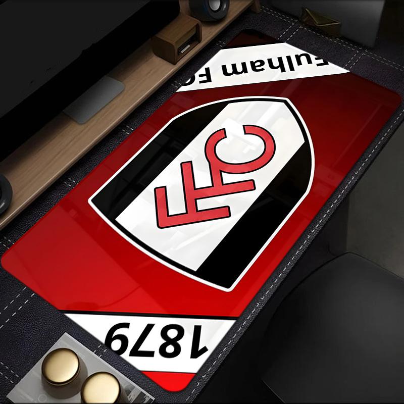 Fulham Crest Design Mouse Pad, Rubber Base, Mouse Pad for Gamers and Office Use, Gaming Desk , Easy To Clean Mat Christmas fan gifts