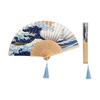 Foldable Decorative Bamboo Fan Bamboo Ribs Traditional Hand Fan Handheld Folding Fan  Room Decor