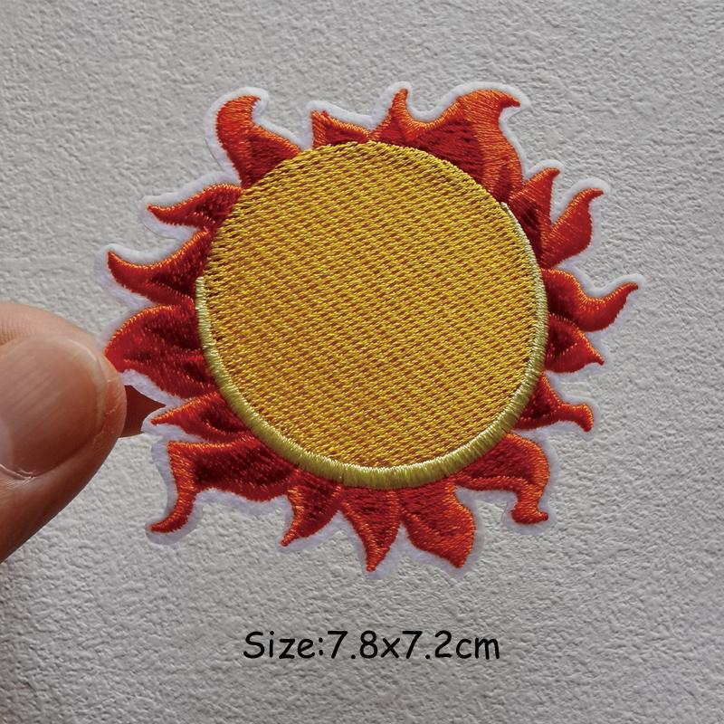 DIY UFO Patch Iron On Patches On Clothes Heat-adhesive Embroidered Patches For Clothing Alien Patch For Clothes Jackets