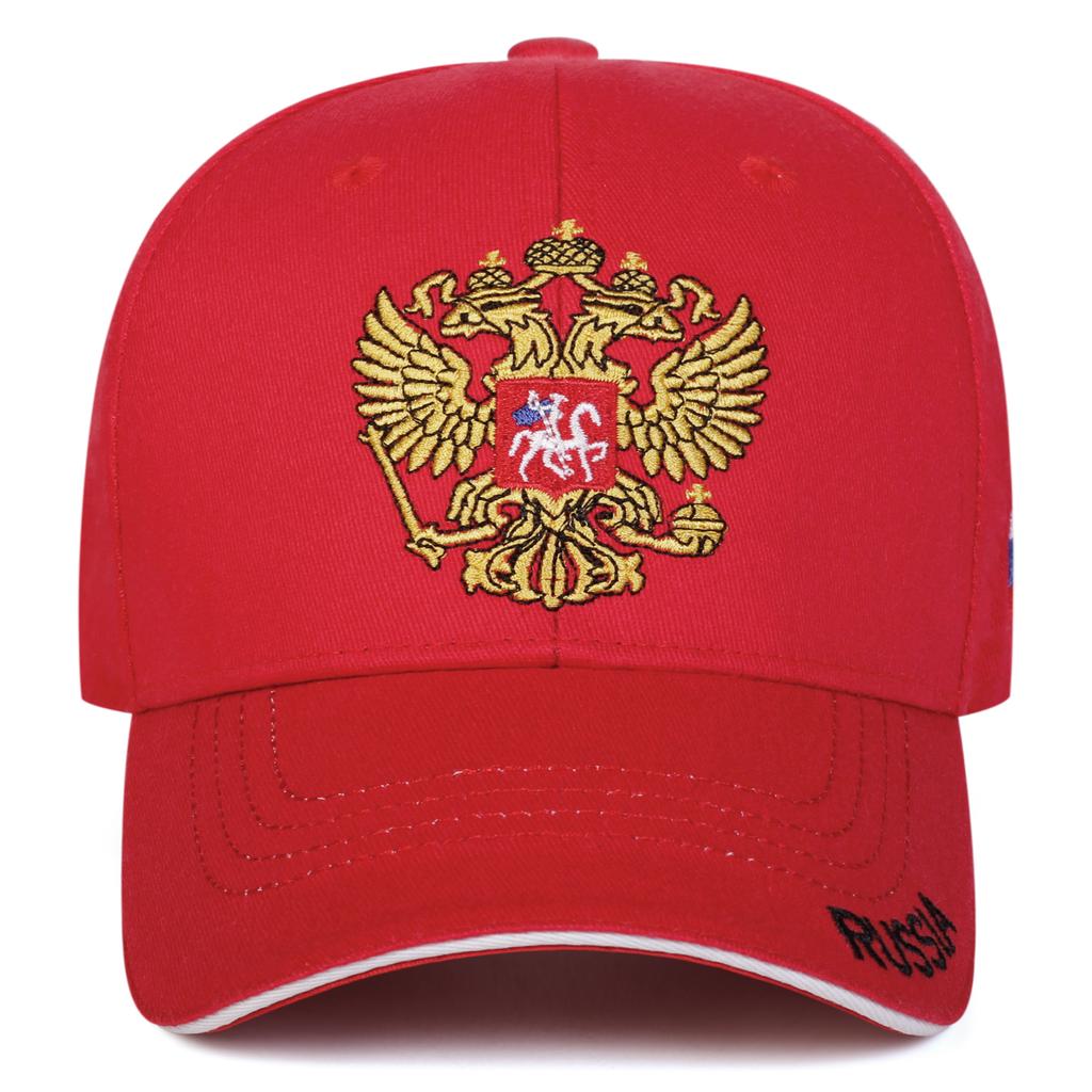 Русская Двуглавая Орел Бейсболка Уличная Хип-хоп Кепка Модная Регулируемая Хлопковая Кепка Мужская Женская Кепки