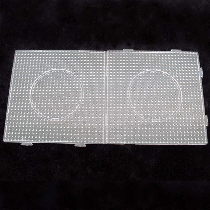 Прозрачная соединяемая основа для бусин Hama 5 мм | Сделай сам Развивающая термостойкая доска-пазл для детей