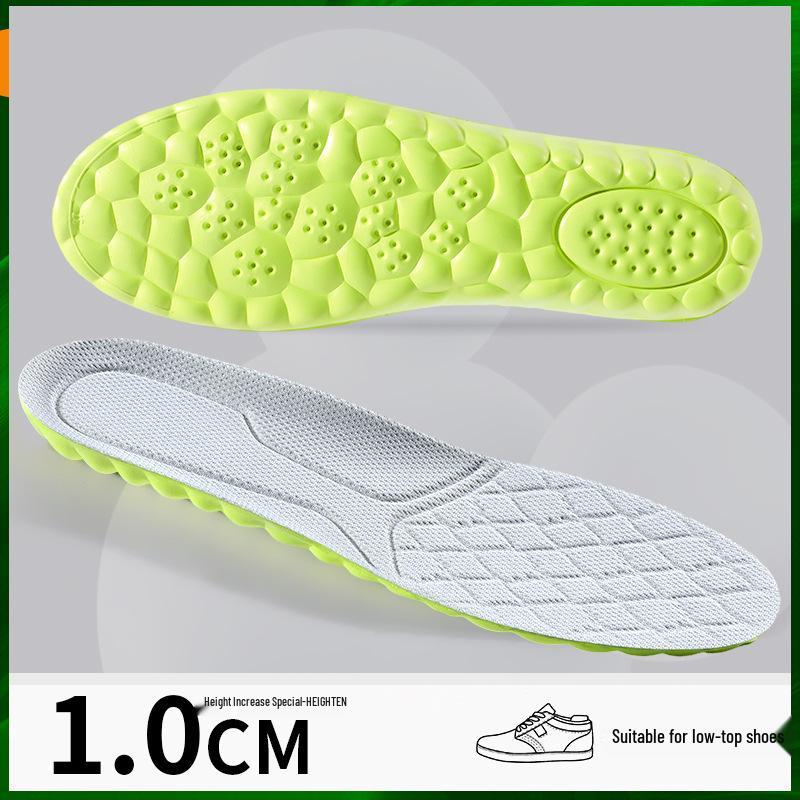 Unisex Odor-Resistant Shock-Absorbing Height-Increasing Insoles - Breathable & Invisible for Shoes and Boots