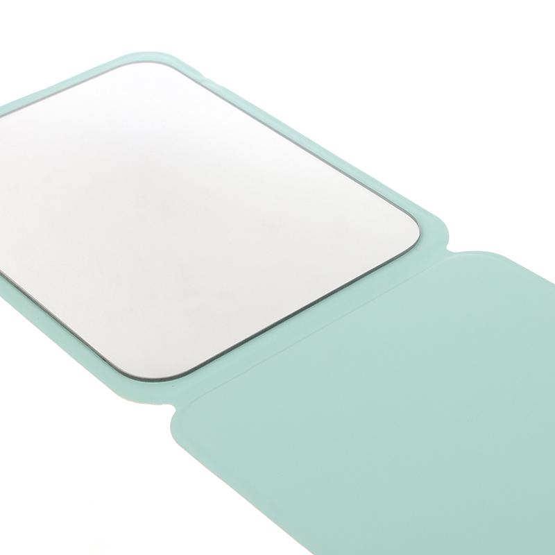 Desktop Makeup Mirror Pu Leather Portable Vanity Mirror Foldable Hand Mirror Compact Mirrors Cute Pocket Mirrors For Travel Tool