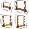 Мечи Нож Японская Катана Горизонтальная Подставка Дисплей Держатель Нож Стенты Кронштейн Органайзер Стойка