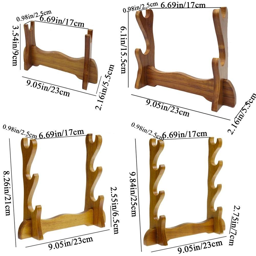 Мечи Нож Японская Катана Горизонтальная Подставка Дисплей Держатель Нож Стенты Кронштейн Органайзер Стойка