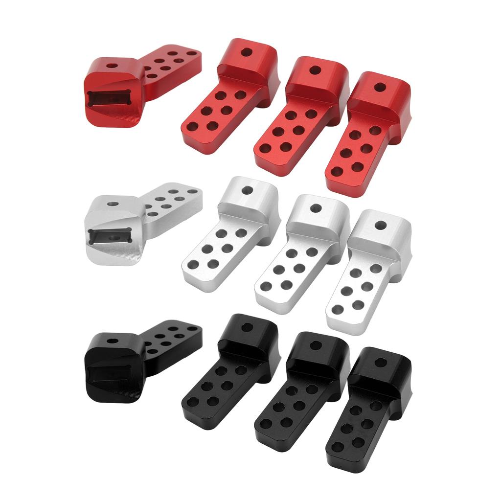 4PCS RC Link Mount Set Aluminum Alloy Multi Angle Rear Axle Lower Link Mount Spare Parts for SCX10 I
