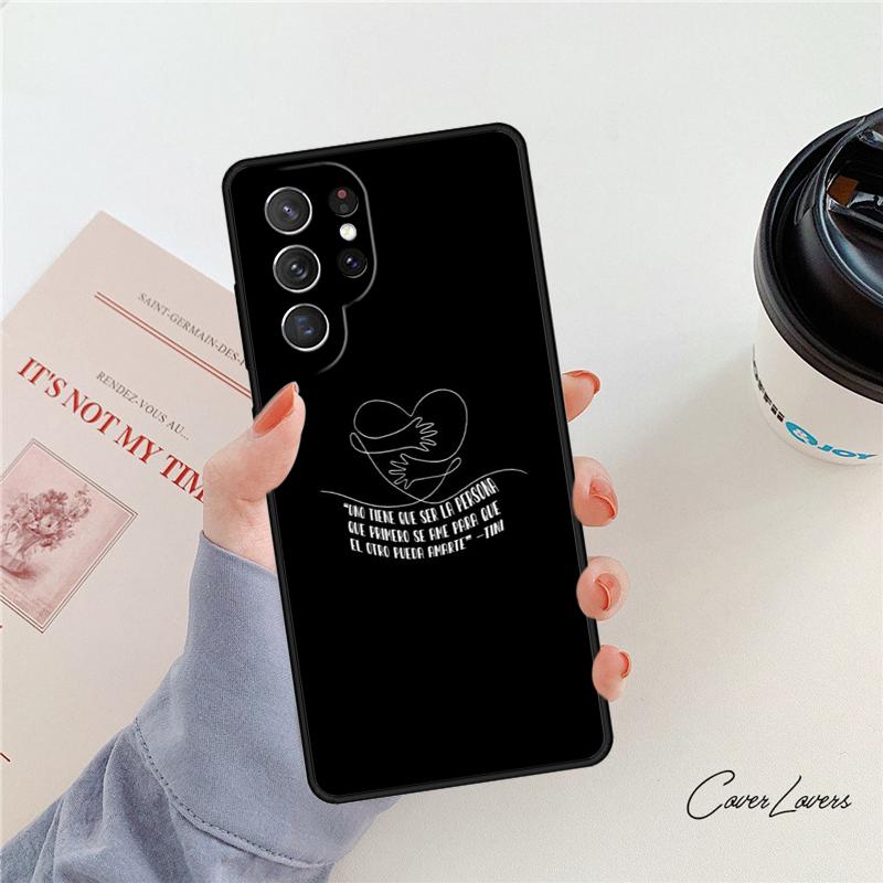 Чехол для телефона Tini Stoessel Для Samsung Galaxy S24 S25 S23 S22 Ultra Note 10 20 Plus S20 S21 FE Обложка