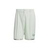 Мужские тканые шорты Originals Clover с монохромной нашивкой-логотипом, льняно-зеленые IK8680