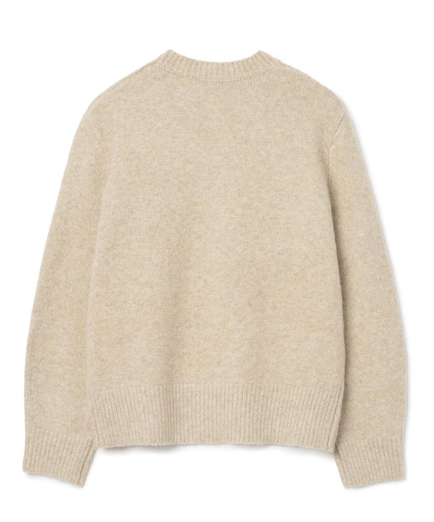 MILLO ARCHIVE Crop Silhouette Knit [Melange Beige] (Type A)