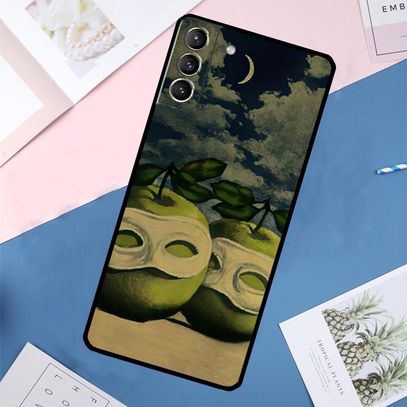 Rene Magritte Art Case For Samsung Galaxy S24 Ultra S20 S21 S22 S23 S25 Ultra S9 S10 Plus S25 FE Back Cover