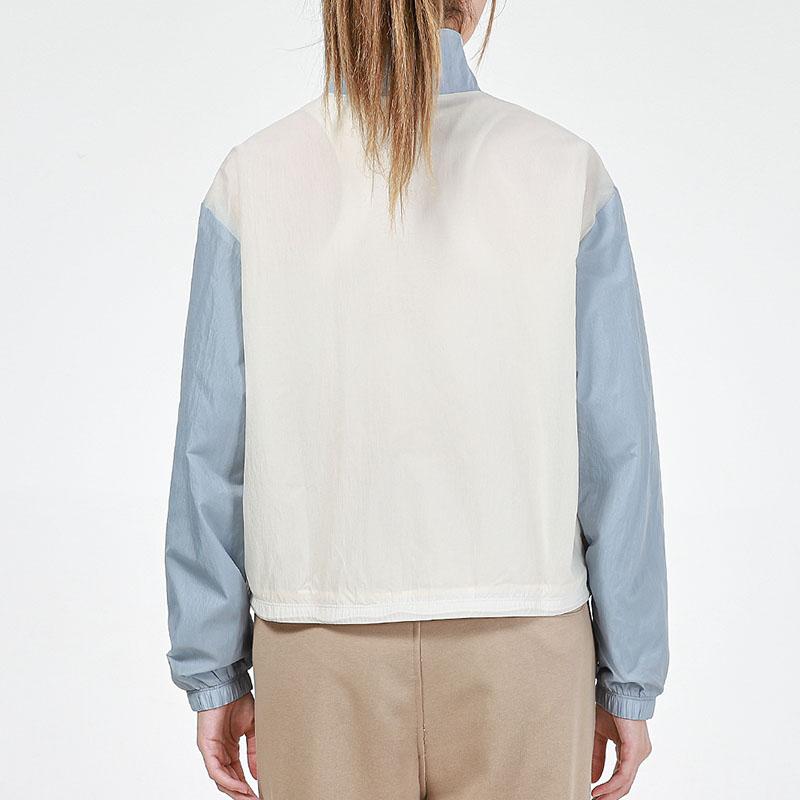 Puma Повседневная спортивная куртка на молнии с цветными блоками, женская куртка бежевого цвета 532726-73