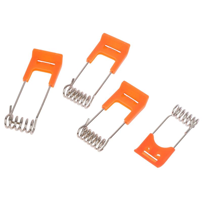 10 шт. Стальные пружины Металлические зажимы Для светодиодного даунлайта Панельный светильник Потолочный светильник Пружинное стопорное кольцо с резиновой втулкой Освещение