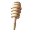 2/4Pcs Wooden Honey Mixing Stirrer Reuse Honey Dipper Sticks Honey Comb Stick Honey Spoon Burr-free Honey Stirring Tool for Honey Syrup Jam