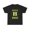Графическая футболка Beer Bros Смешной подарок Шутки Уморительная Унисекс Тяжелый Хлопок Футболка Унисекс