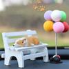 for Kids Resin Figures Children's Gift Simulation Dog Car Ornament Miniature Figurines Corgi Model