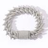LEPAI  Luxury 18mm Miami Buckle Spiked Thorns Cuban Bracelet Full of 5A Zircon Hip-Hop Accessories