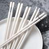 5 пар белых японских китайских палочек для еды, палочек для еды, суши, многоразового сплава, набор корейских палочек для еды, здоровая кухонная посуда