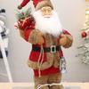 Santa Clause Ornament 12Inch High Santa Figure Christmas Decoration For Mantles Shelf Desktop Display Indoor and Outdoor