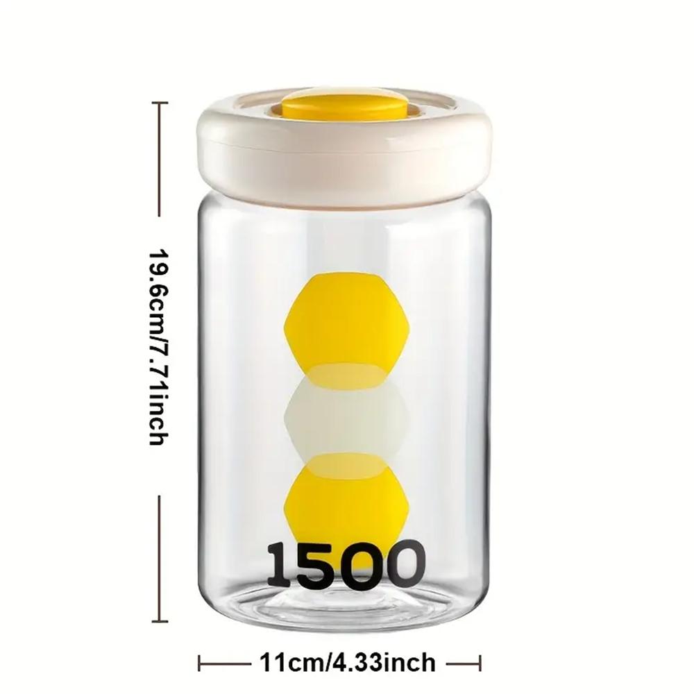 Банка для хранения продуктов с вакуумной герметичной крышкой, Герметичные банки для кухни, Контейнер для хранения кофейных зерен, Канистра для хранения продуктов