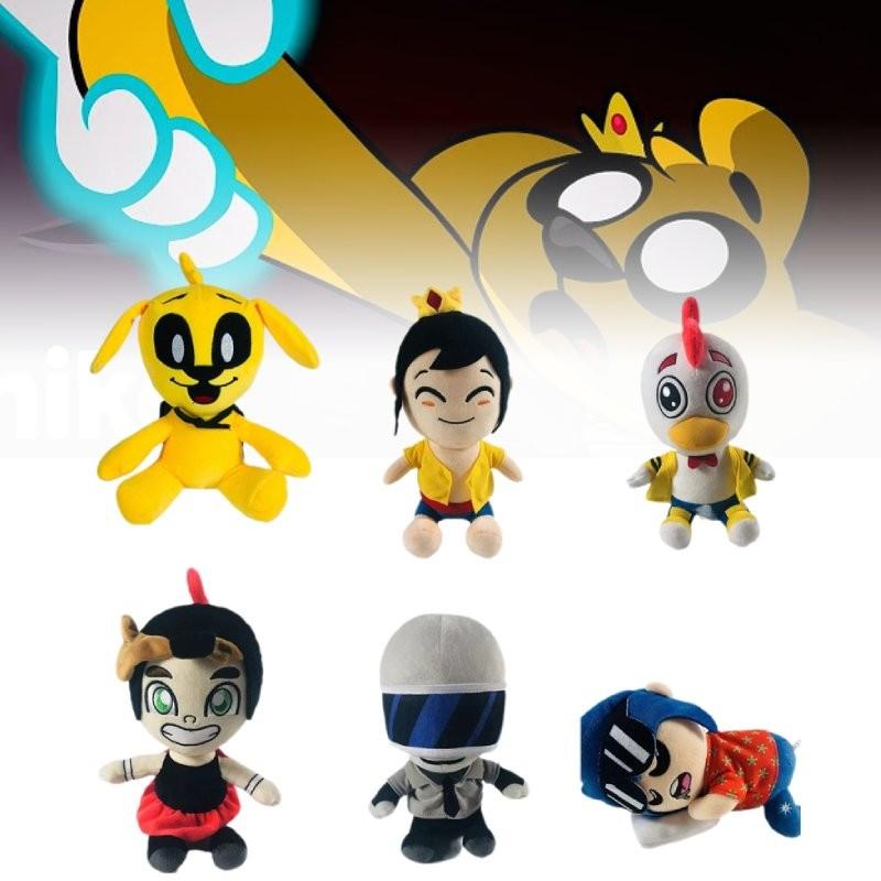 Очаровательная плюшевая игрушка Маска Желтого Пса Майккрека 25 см Мягкая и Удобная для Детей