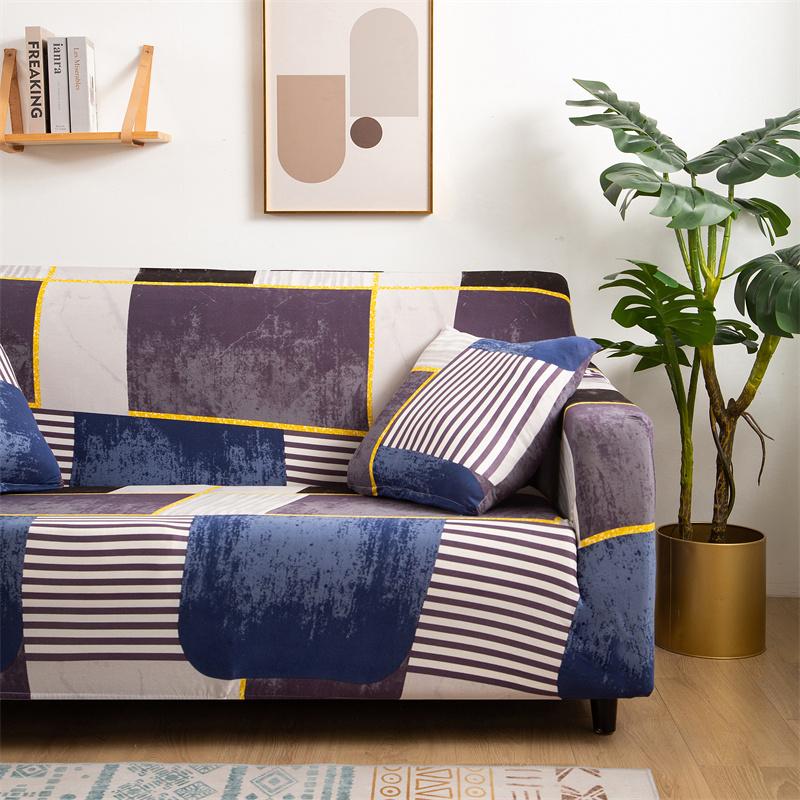 Geometric Elastic Sofa Cover For Living Room Couch Cover High Stretch Sofa Slipcovers Furniture Protector All Cover Home Decor