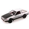 1/20 Кино Автомобиль INITIAL D Toyota AE86 Сплав Модель Автомобиля Литье под Давлением и Игрушечные Транспортные Средства Металлическая Модель Автомобиля Симуляция Звук Свет Игрушка Подарок
