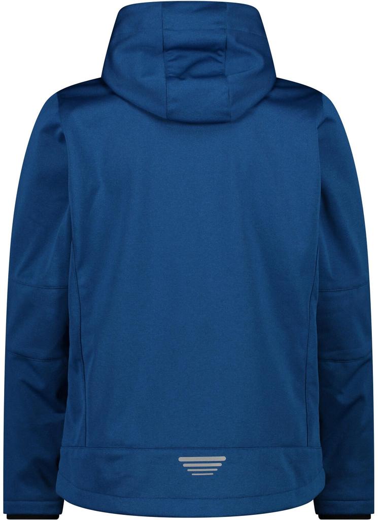 Куртка мужская CMP Mottled softshell со съемным капюшоном (3A01787N-M) Man Softshell Jacket With Detachable Hood (3A01787N-M) petrol mel