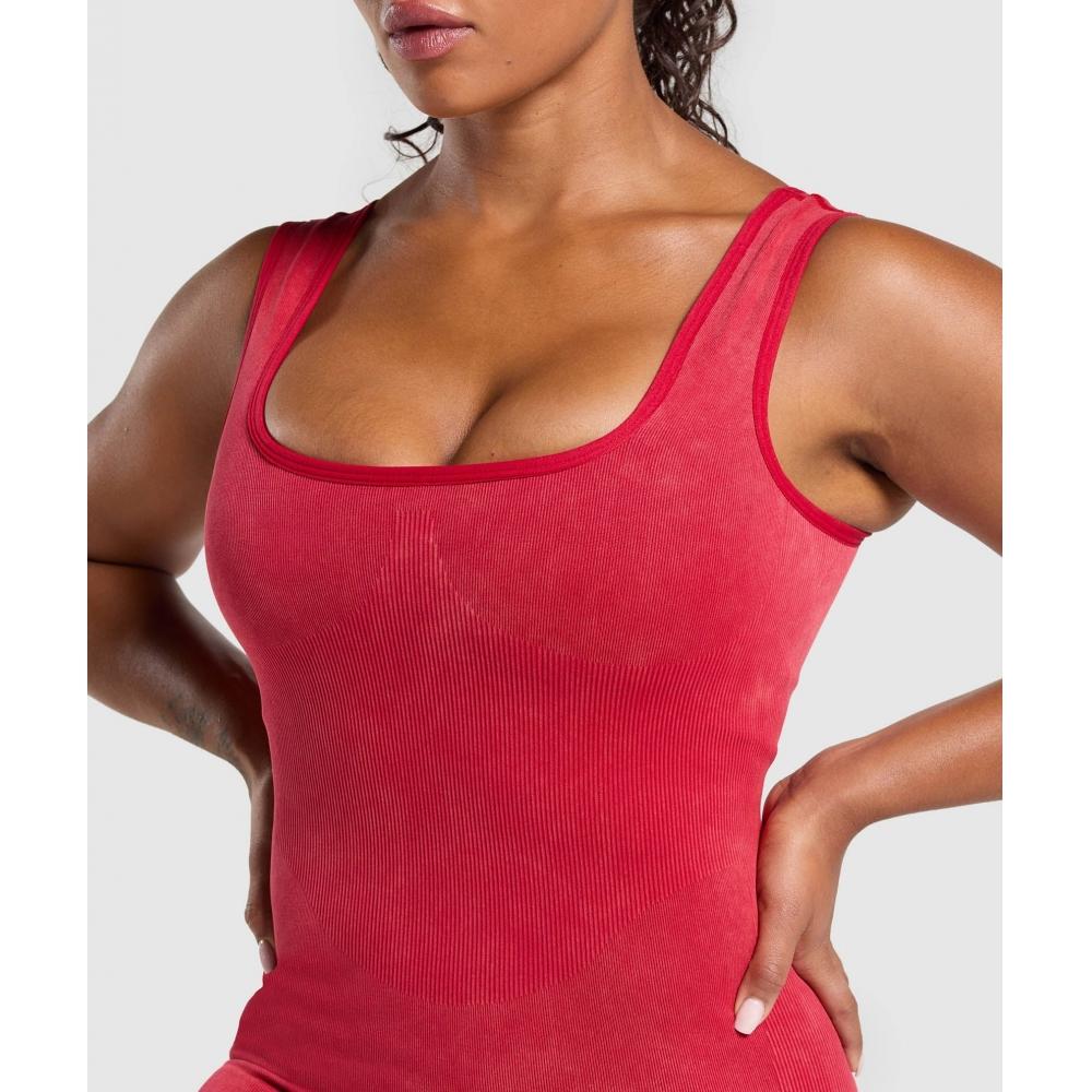 Gymshark GaIns Seamless All In One карминовый красный B9a2c Rb2q