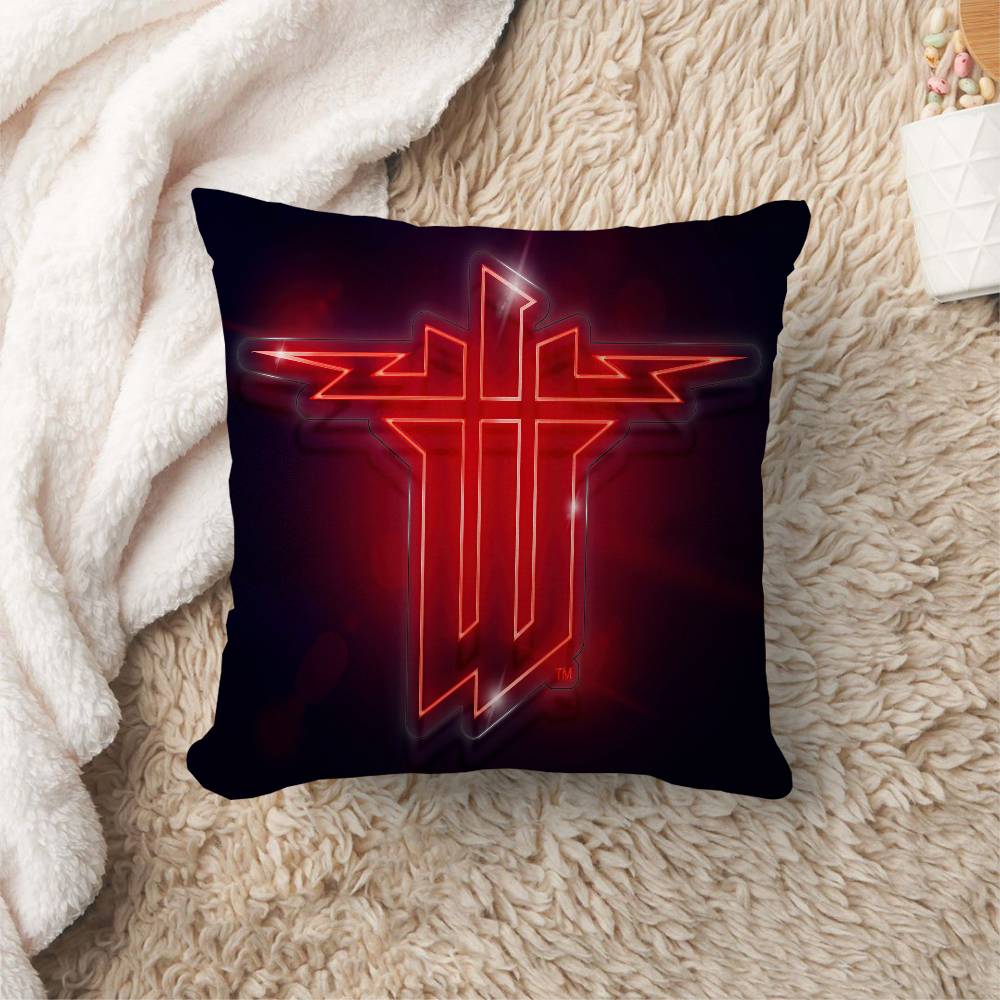 Wolfenstein Pillow Gifts Home Office Furnishings Bedroom Sofa Car Cushion Cover case xcm