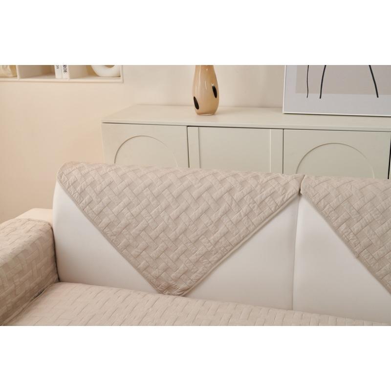 Подушка для дивана из чистого хлопка на все четыре сезона, противоскользящая хлопковая ткань, простая подушка, универсальный чехол-накидка, современная новинка лето