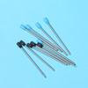 0.5mm School Writing Supplies Office Metal Ballpoint Pen Refills Medium Nib Core Blue/Black Ink