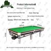 Yongdai Standard American Pool Table