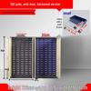 transparent/blue 100-drawer cabinet w/ door, 1,4 мм