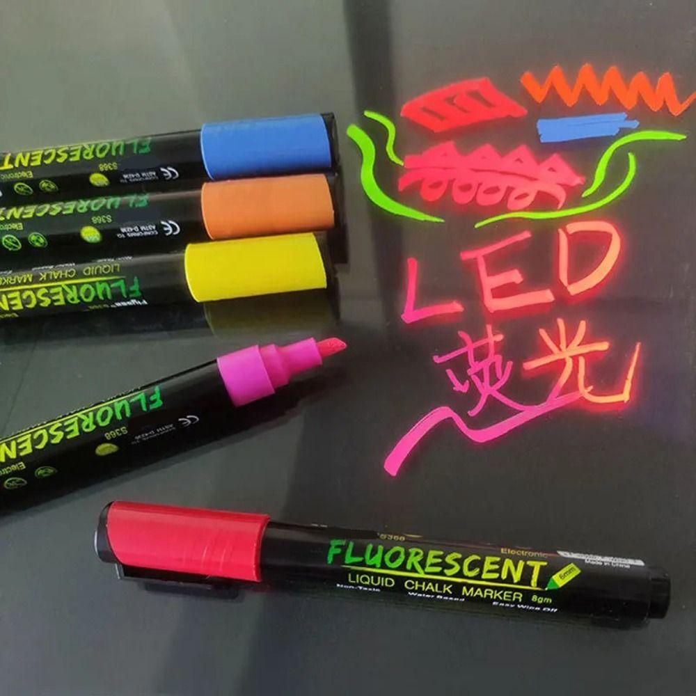 Erasable Whiteboard Pen LED Writing Board Highlighters New Art Marker Pen
