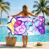 Kirby Fashion Beach Towel Portable Soft Quick Dry Towel For Swimming Camping Holiday Use