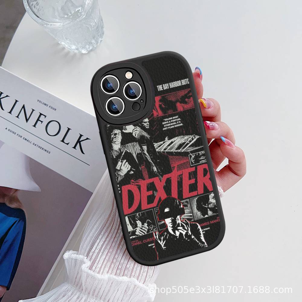 Чехол для телефона Декстер Морган для IPhone 11 12 13 14 15 16 Pro Max Plus Кожаный чехол